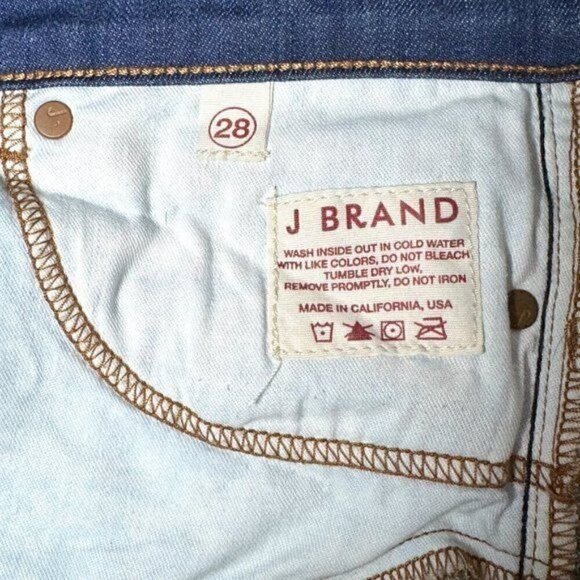 J Brand Jeans 811 Medium-Rise Skinny Venice Jeans Women's Sz. 28 - Picture 7 of 16